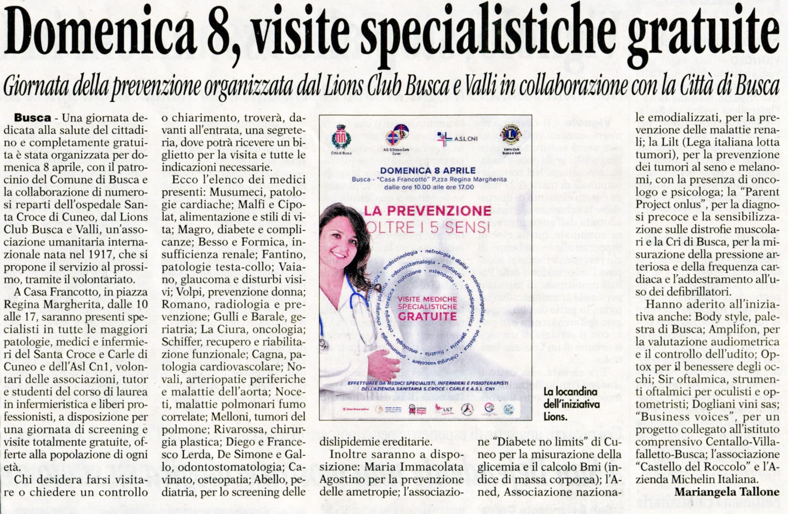 Evento salute