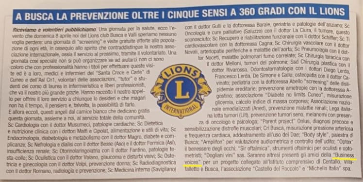 Evento salute