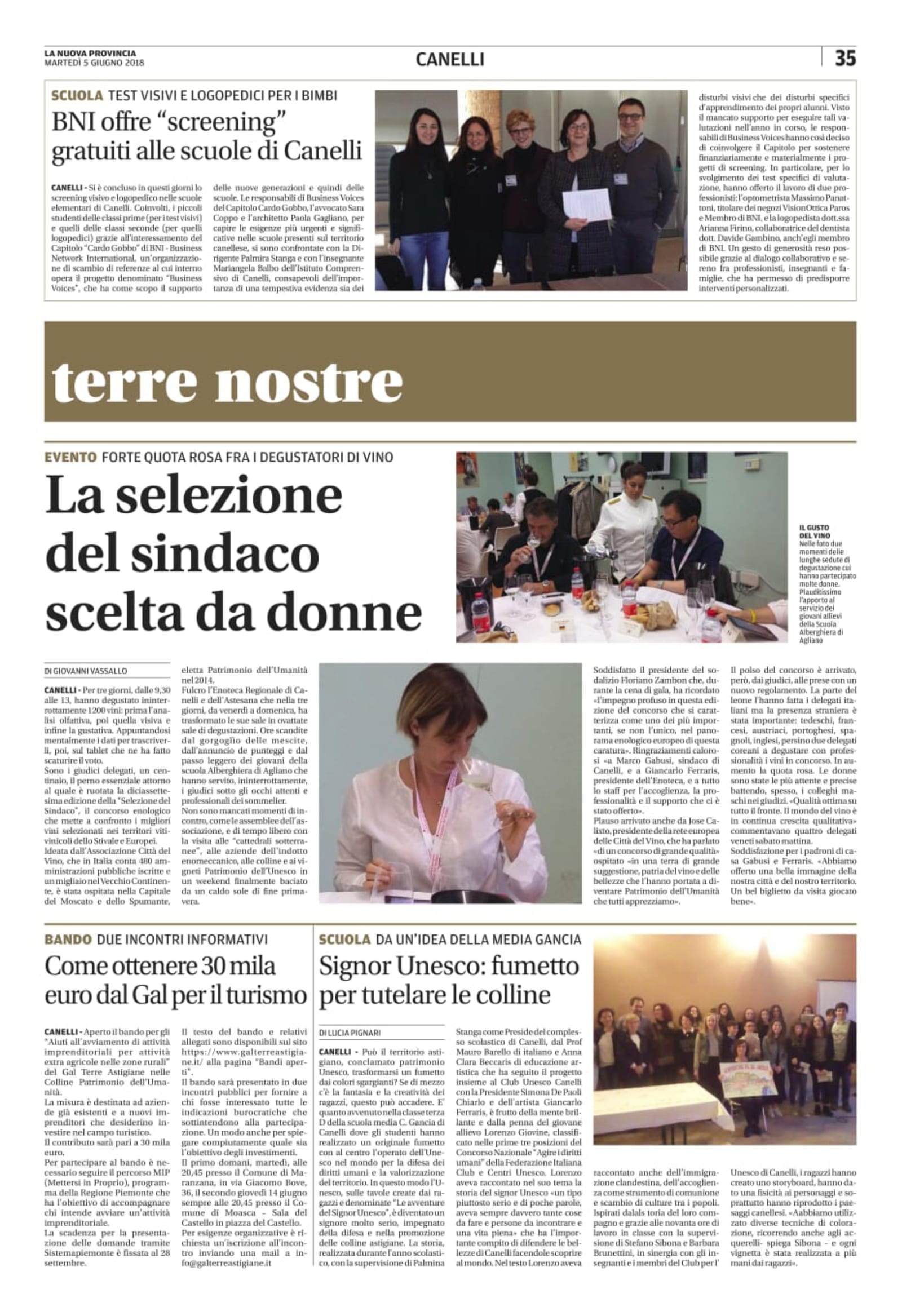 Screening Visivo e Logopedico