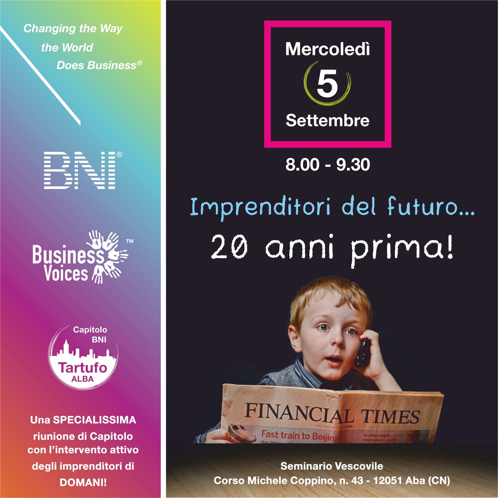 Imprenditori del futuro… 20 anni prima!