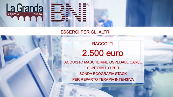 Esserci per gli altri – Donazione Covid