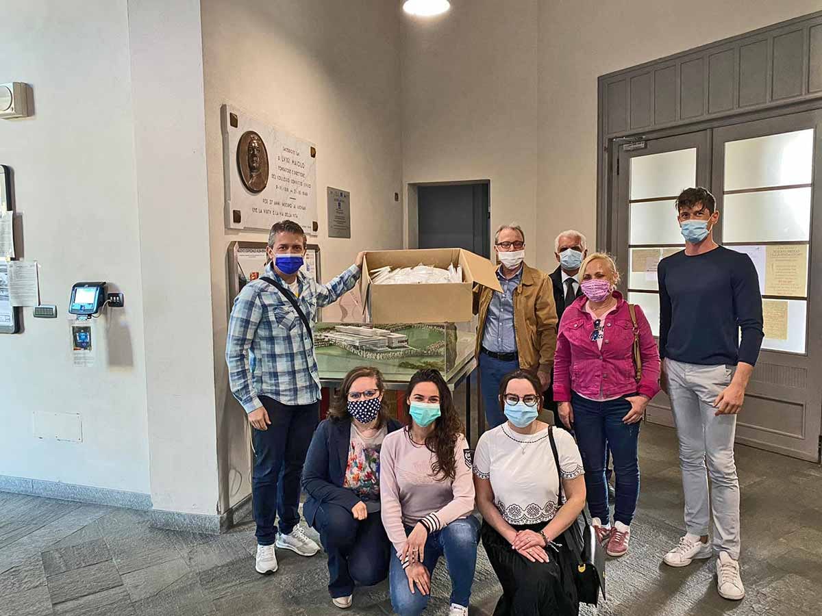 Donazione mascherine per l’ospedale di Bra