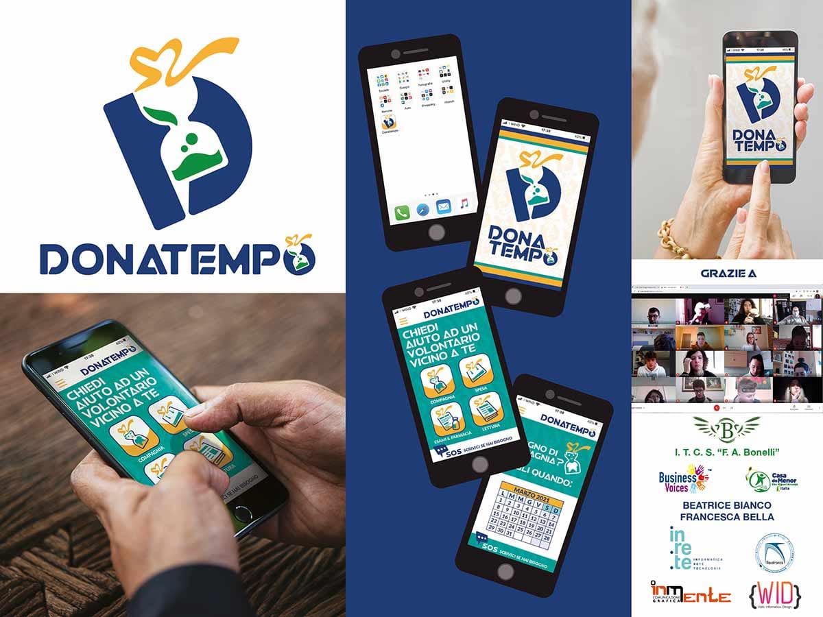 DONA TEMPO: Sviluppo App e Sito internet per banca del tempo